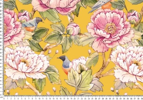 Welur Piwonie 03 Wonder Velvet